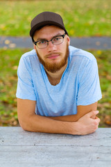 Wall Mural - Handsome young man