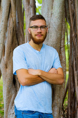 Wall Mural - Handsome young man