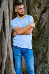 Wall Mural - Handsome young man