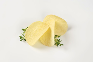 Canvas Print - thin potato chips