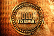old testament, 3D rendering, metal text