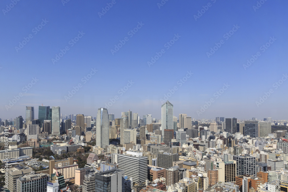 Wall Murals 東京都市風景 Nikkel Art