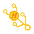 © djvstock - namecoin money golden virtual vector illustration eps 10