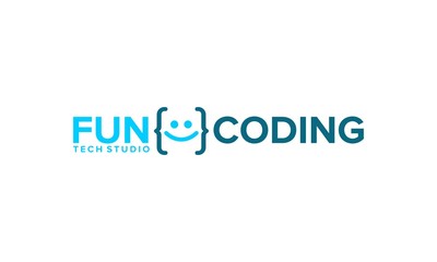 Sticker - fun coding, developer coding icon vector illustration, programming logo
