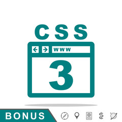 icon css 3