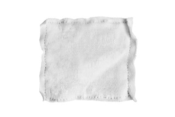clothes label isolated