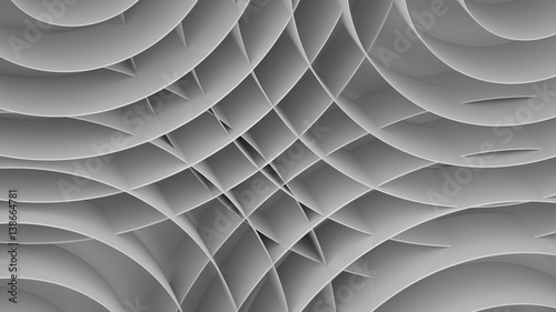 Zdjęcie XXL Abstrakcjonistyczny tło z spiralami, 3 d odpłacają się