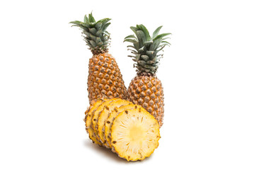 Wall Mural - Fresh Pineapple isolated