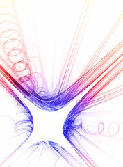Poster - Bang! Background with stylized flash