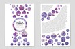 © happyvector071 - Abstract vector layout background set. For art template design, list, front page, mockup brochure theme style, banner, idea, cover, booklet, print, flyer, book, blank, card, ad, sign, sheet,, a4.