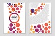 © happyvector071 - Abstract vector layout background set. For art template design, list, front page, mockup brochure theme style, banner, idea, cover, booklet, print, flyer, book, blank, card, ad, sign, sheet,, a4.