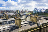 Newcastle City Skyline with the Millennium Bridge and The Sage in the distance.