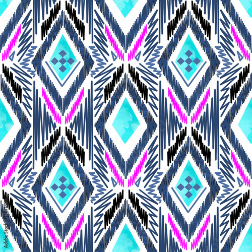 Stoffe zum Nähen Design nahtlos folk Boho Stickmuster
