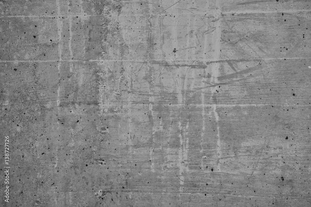 Gray concrete wall texture - obrazy, fototapety, plakaty 
