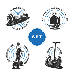 Electric scooter emblems