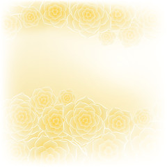 Wall Mural - Beautiful yellow rose flower background