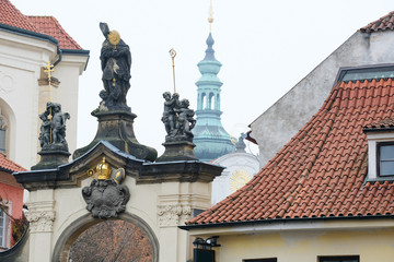 Wall Mural - Roofs in a center of Prague