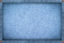 Frame Made From Denim,blue Jeans Background