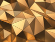 Rich Gold Abstract Background 3D Rendering