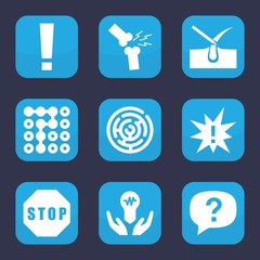Poster - Set of 9 filled problem icons