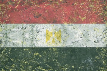 Sticker - Vintage Egypt flag