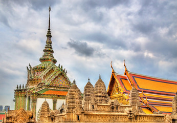 Poster - Wat Phra Kaew Ancient, temple of the Emerald Buddha in Bangkok, Thailand