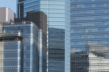 Aufkleber - Building abstract. Details of modern office building