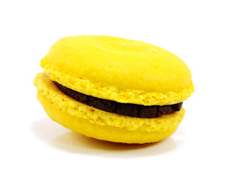 Sticker - tasty colorful macaroon a french sweet delicacy tasty colorful macaroon variety closeup