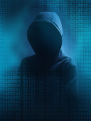 hooded hacker