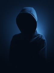 Wall Mural - Hooded Hacker