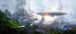 © liuzishan - Science fiction scene.