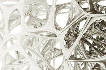 Rendering abstract bionic structure