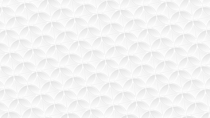 Wall Mural - White geometric texture as a background