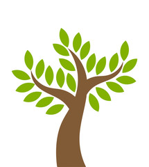 Wall Mural - simple tree vector