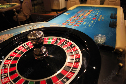 Zdjęcie XXL Koło ruletki w kasynie