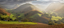 Amazing Light In Martindale Valley, Lake District. 