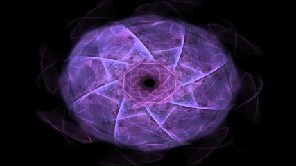 Fototapete - Multicolored abstract computer generated fractal mandala background