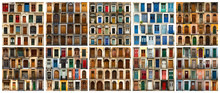 Collage Of European Doors