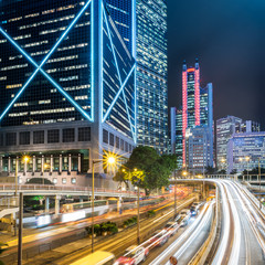 urban traffic road with cityscape in modern city of China.