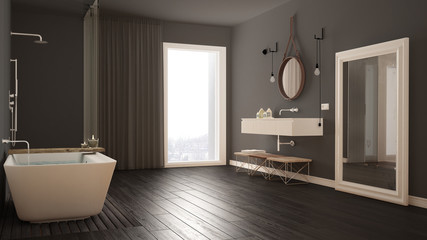  Classic bathroom, modern minimalistic interior design