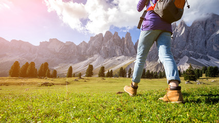 Wall Mural - hiking boots