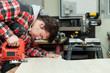 © alexandre zveiger - Young carpenter in his workshop