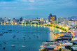View of Pattaya city in the evening