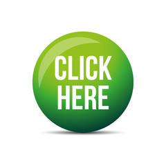 Fototapete - Click Here button