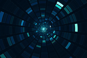 Wall Mural - abstract science fiction futuristic background