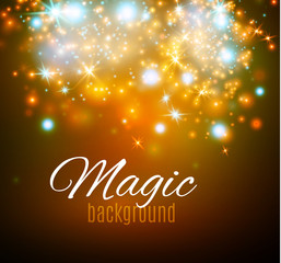 Wall Mural - magic light confetti,vector illustration.