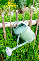 Poster - old watering can