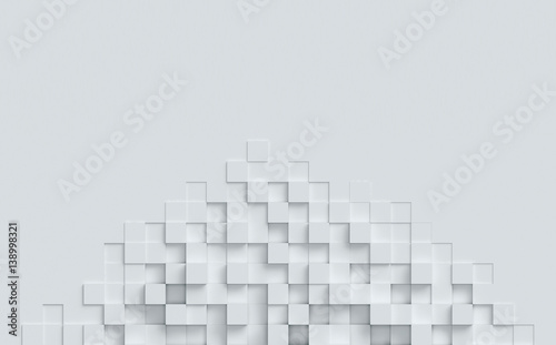 cubical abstract background 3d rendering © koya979