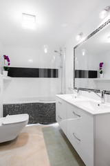 Wall Mural - Bright bathroom interior