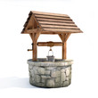 water well 3d illustration